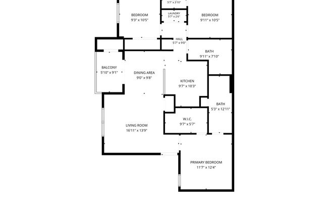 3 beds, 2 baths, $1,595, Unit Building #11