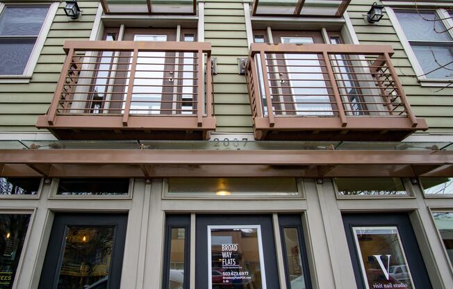 Corner 2 Bedroom with DW, W/D, Fireplace + Juliette Balcony!