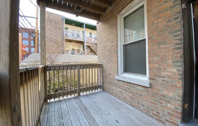 Large balconies