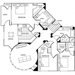 3 beds, 3 baths, 1,694 sqft, $4,819