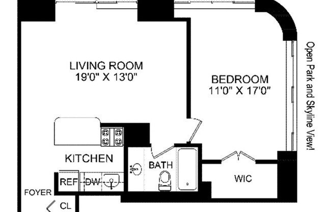 1 bed, 1 bath, 750 sqft, $6,500, Unit 14B