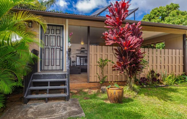 Charming 3-Bedroom, 2-Bath Home with Streamside Setting, walking distance to Koloa Village