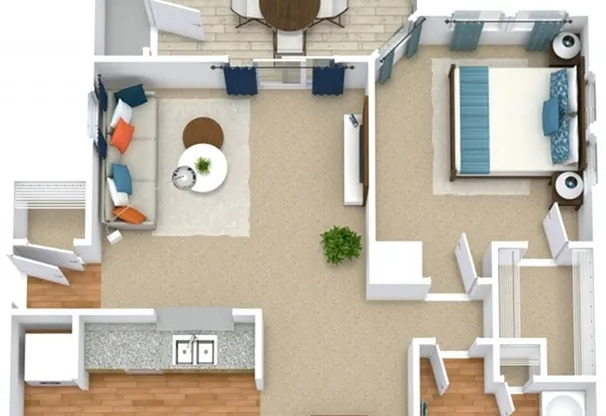 1 Bedroom 1 Bathroom