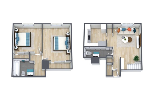 2 beds, 1.5 baths, 1,300 sqft, $1,425
