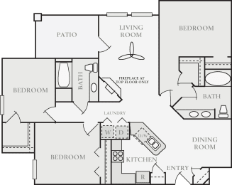 3 beds, 2 baths, 1,454 sqft, $3,317