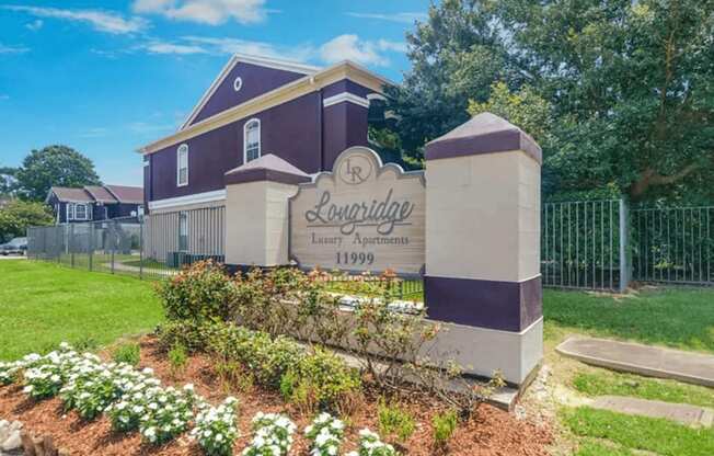 Longridge apartments monument sign