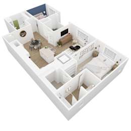 2 beds, 2 baths, 976 sqft, $2,392
