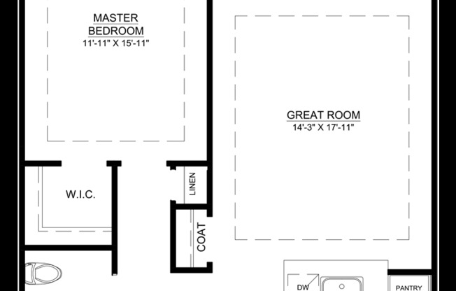 1 bed, 1 bath, 756 sqft, $2,186, Unit 1419