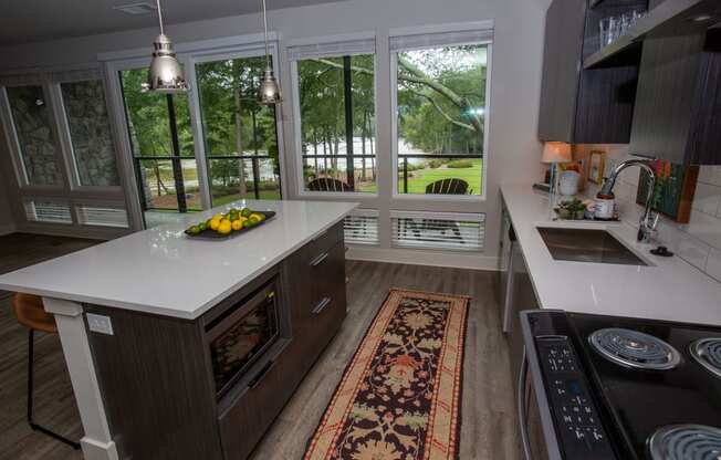 Chattahoochee Riverside Island Kitchens