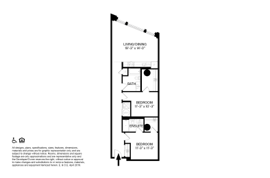 2 beds, 2 baths, 1,100 sqft, $1,980