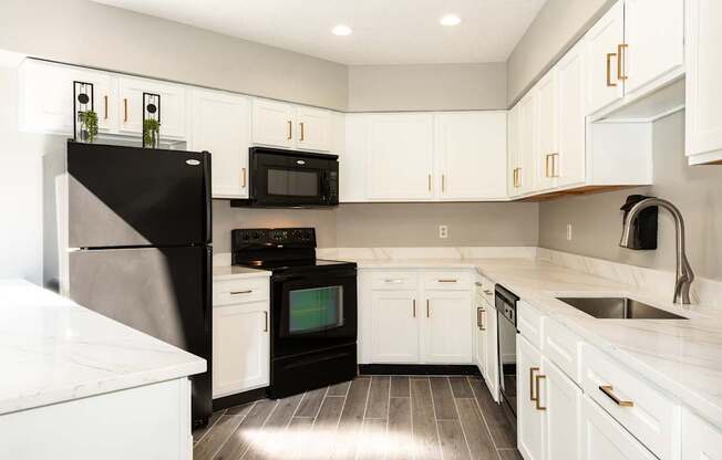 Crown Court clubhouse kitchen