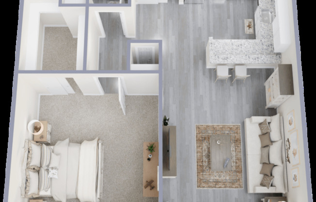 1 bed, 1 bath, 675 sqft, $995