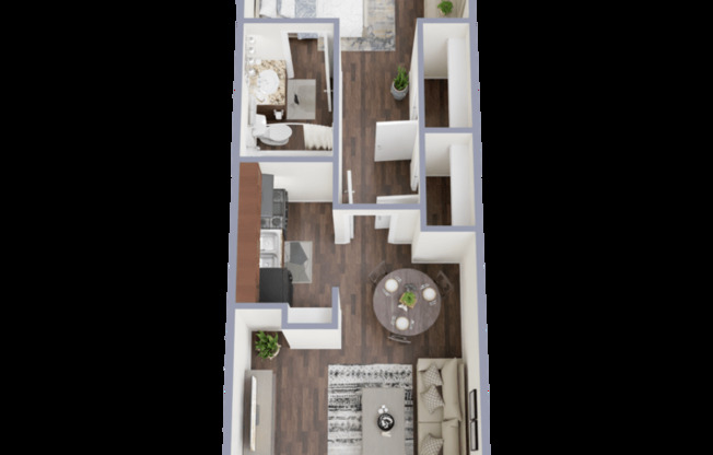 1 bed, 1 bath, 477 sqft, $800