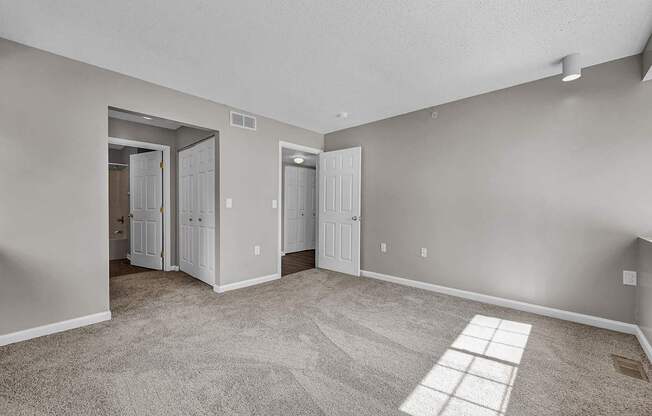 Bedroom with Plush Carpeting