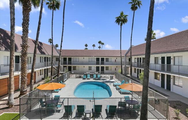 Gated Pool at Avani North Tucson Apartments in Tucson Arizona