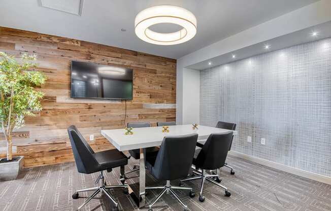 State-of-the-art conference room at Windsor at Hopkinton, 5 Constitution Ct, MA