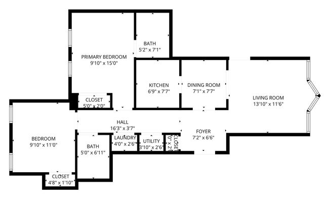 2 beds, 2 baths, 810 sqft, $1,250, Unit 135
