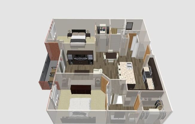 2 beds, 2 baths, 1,087 sqft, $2,175, Unit 104-324