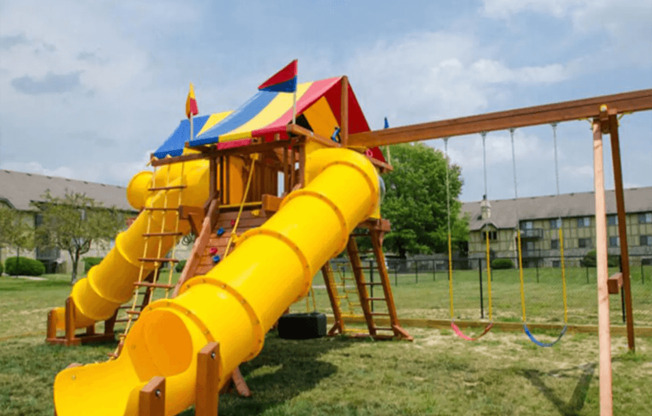 Playground at apartment complex