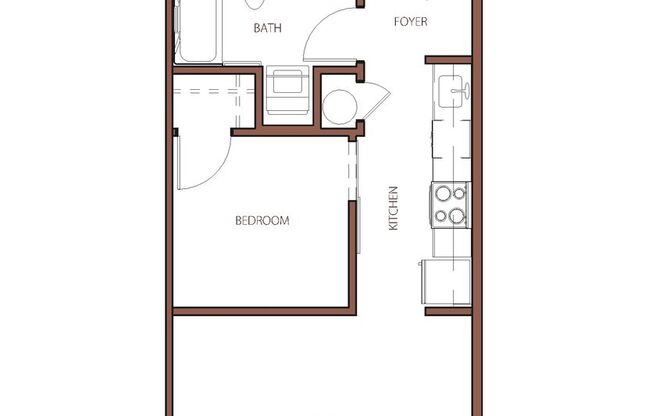 1 bed, 1 bath, $1,500, Unit Unit B407