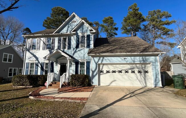 Excellent 4BD, 2.5BA Cary Home with Fenced Backyard & Screened Porch