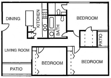 3 beds, 2 baths, 1,264 sqft, $1,618