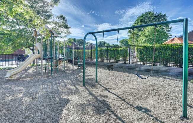 Playground with Swing Set at Windsor Ridge at Westborough, 01581, MA