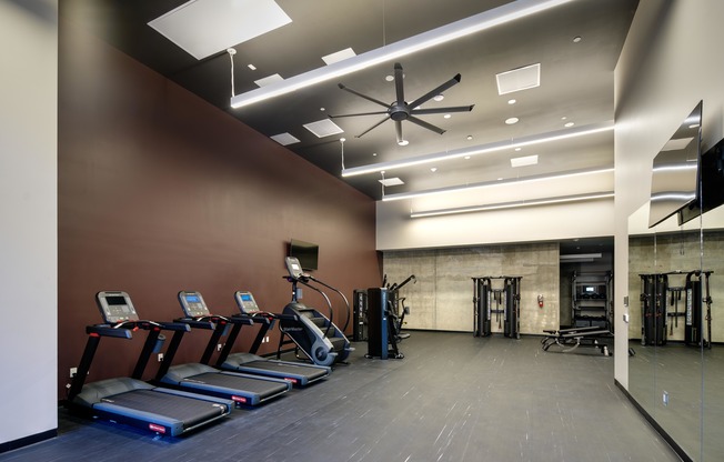 Shake up your workout routine in the fitness center... just because you can.