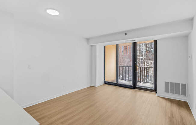 Living Room with Hard Surface Flooring