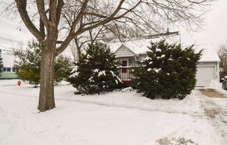 3 bedroom home on corner lot with beautiful hardwood floors!