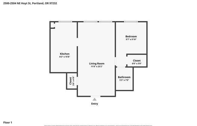 1 bed, 1 bath, $1,395, Unit 59