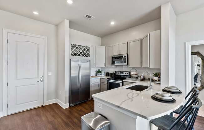Waterford Market Apartments Kitchen Apartment for rent near DFW