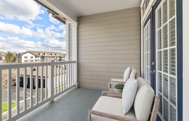 Patio | Village at Baldwin Park | Orlando FL Apartments