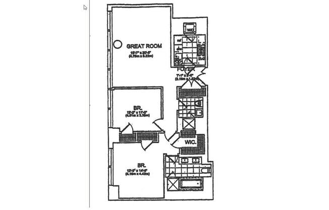 2 beds, 2 baths, 1,179 sqft, $24,000, Unit 68F