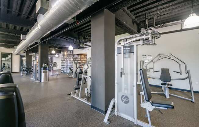 Fitness Center With Modern Equipment at Infinity Edgewater, Edgewater, New Jersey