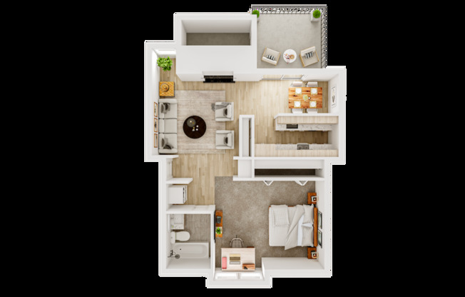 1 bed, 1 bath, 724 sqft, $1,525, Unit 1313