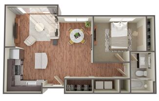 1 bed, 1 bath, 765 sqft, $1,505