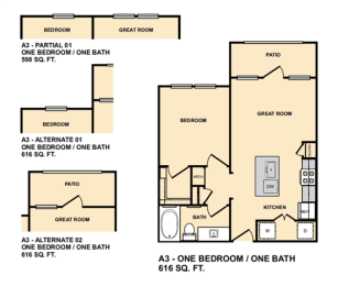 1 bed, 1 bath, 616 sqft, $1,027