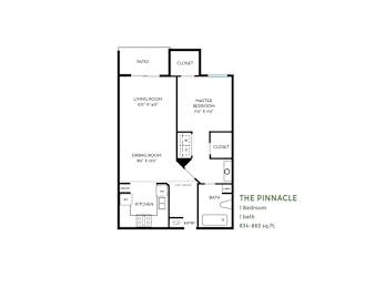 1 bed, 1 bath, 863 sqft, $2,985