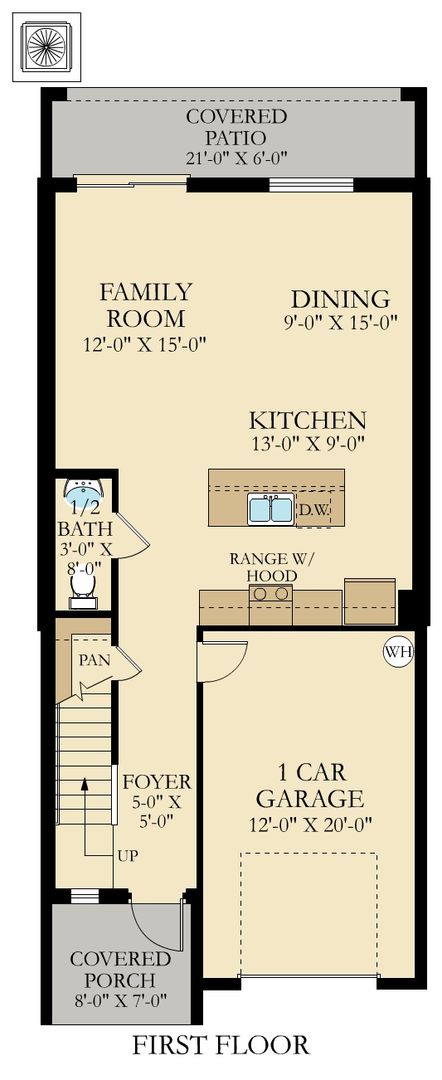 Dazzling 3-bedroom, 2.5-bathroom, 1 car garage Townhouse for rent.