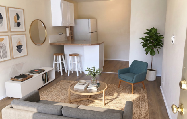 1 bed, 1 bath, 500 sqft, $1,375, Unit 1