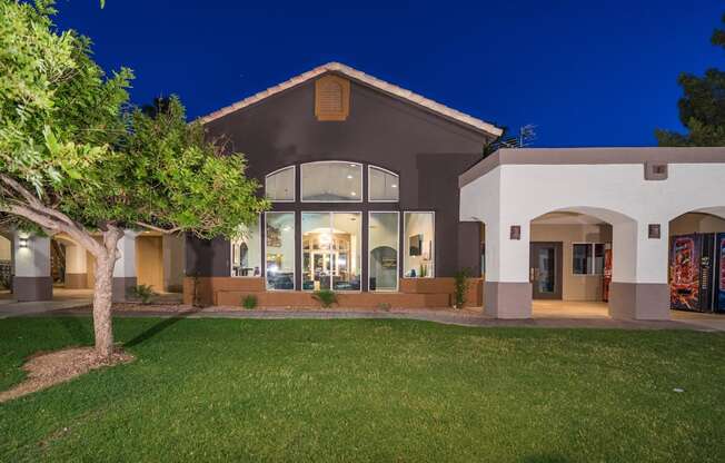 A modern house with a tree in front of it at Sterling Point Apartment Homes, Arizona, 85042