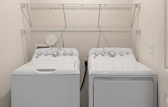 Washer and dryer-Foote Park at South Memphis, TN