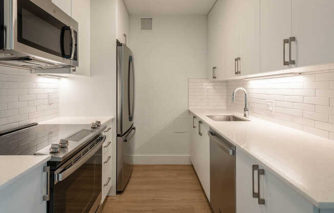 Kitchen with Stainless Steel Appliances