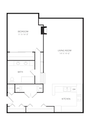 1 bed, 1 bath, 992 sqft, $2,010
