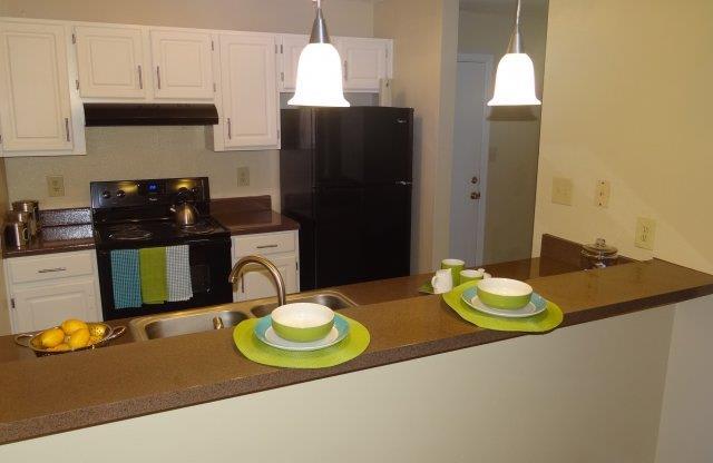 Kitchen at Pine Winds Apartments in Raleigh NC 2