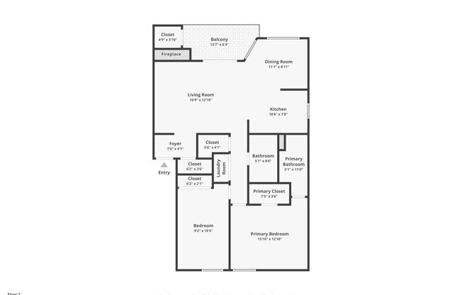 2 beds, 2 baths, 1,092 sqft, $2,895, Unit 20