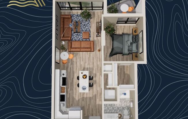 1 bed, 1 bath, 766 sqft, $2,335, Unit #819