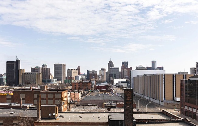 terrace view at The Assembly, Detroit, Michigan