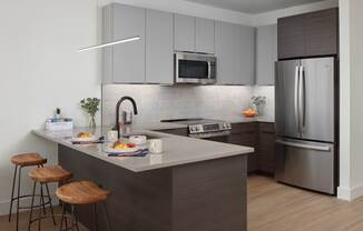Kitchen at Glassworks, Philadelphia, Pennsylvania
